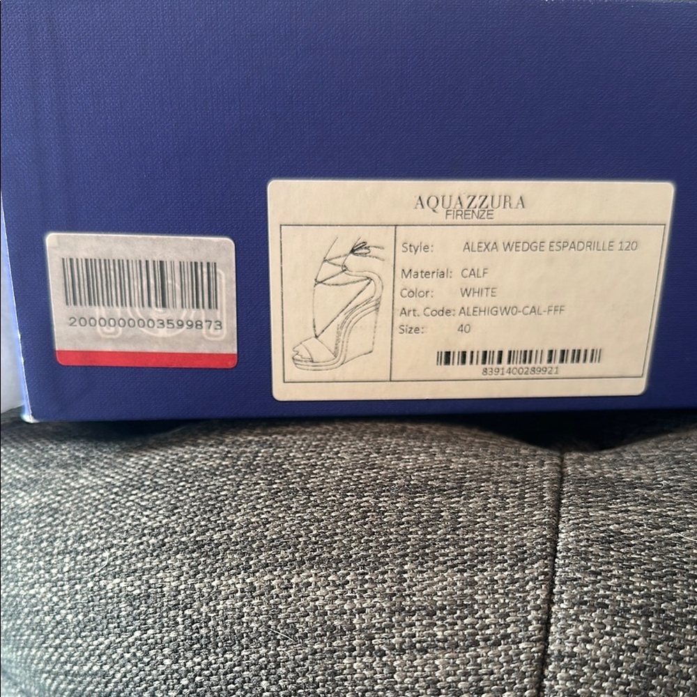 Aquazzura white Espadrille Wedge Sandals - Picture 5 of 15